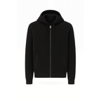 Noir Knit Zip Hoodie